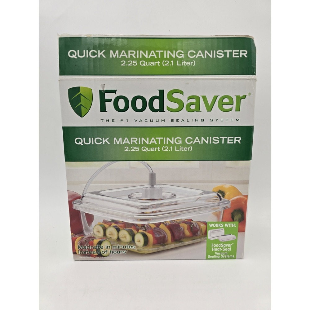 FoodSaver Canister 663 2-1/4Qt. Vacuum Container Storage by Tilia - New Open